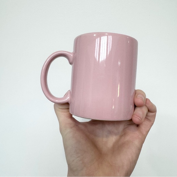 1990 RARE GENERAL HOSPITAL Pink Ceramic Coffee Mug - Picture 3 of 4